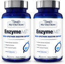 Enzyme de nutrition 1MD - Supplément enzymes digestifs - Doctor Formulé : 18 Enzymes à base de plantes - Gas & Bloating Support : 120 Capsules (2-Pack)
