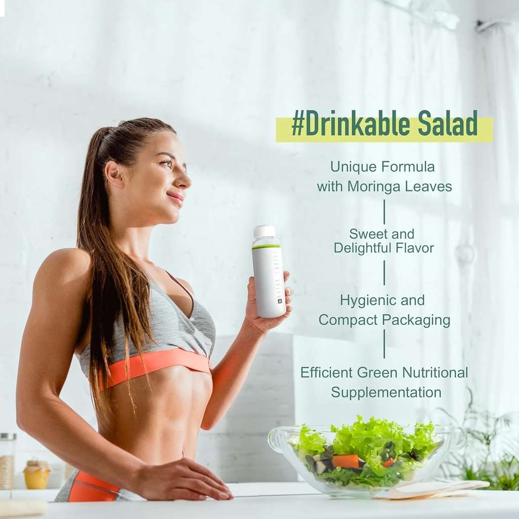Future Salad Drink Mix Powder, Drinkable Salad, Fruits, Moringa leaves, Vegetables,7 Packets