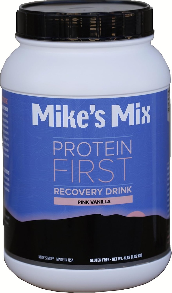 Mike's Mix Protéine première boisson de récupération 4 lbs-Pink Vanilla, produit alimentaire ...