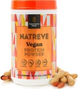 Natreve Vegan Protein Powder - 25g Pflanzenbasiertes Proteinpulver mit Probiotika und Aminosäuren - Glutenfreie Peanut Butter Parfait, 18 Servierungen