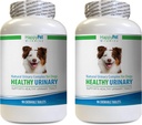 Dog Bladder Supplement - Dog Natural Urinary Health Complex - Full Bladder Health and Control - UTI Lösung - Dog Cranberry Chews - 2 Flaschen (180 Tabs)
