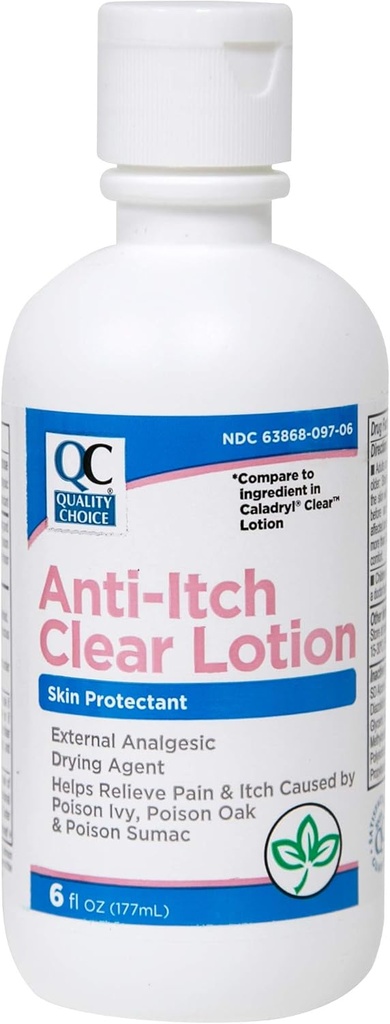 Qualità Scelta Anti-Itch Clear Lozione 6 oz - Confezione da 3