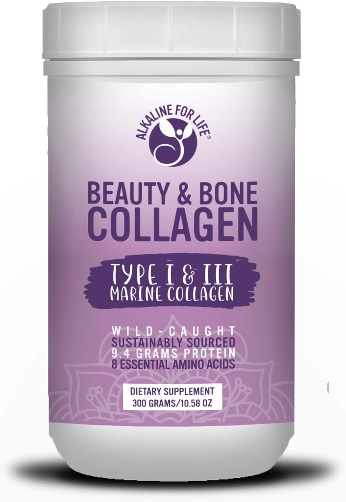 Beauty & Bone Marine Collagen | 8 Aminoacidi essenziali | 9 Grammi Protein | 30 giorni di alimentazione