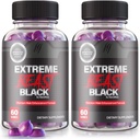 (2 Pack) Extreme Beast Black Gummies - Extreme Beast Black Supplement for Men, A Daily Formula for Peak Performance, Extreme Beast Black Premium Formulation, ExtremeBeast Recensioni (120 Gummies)