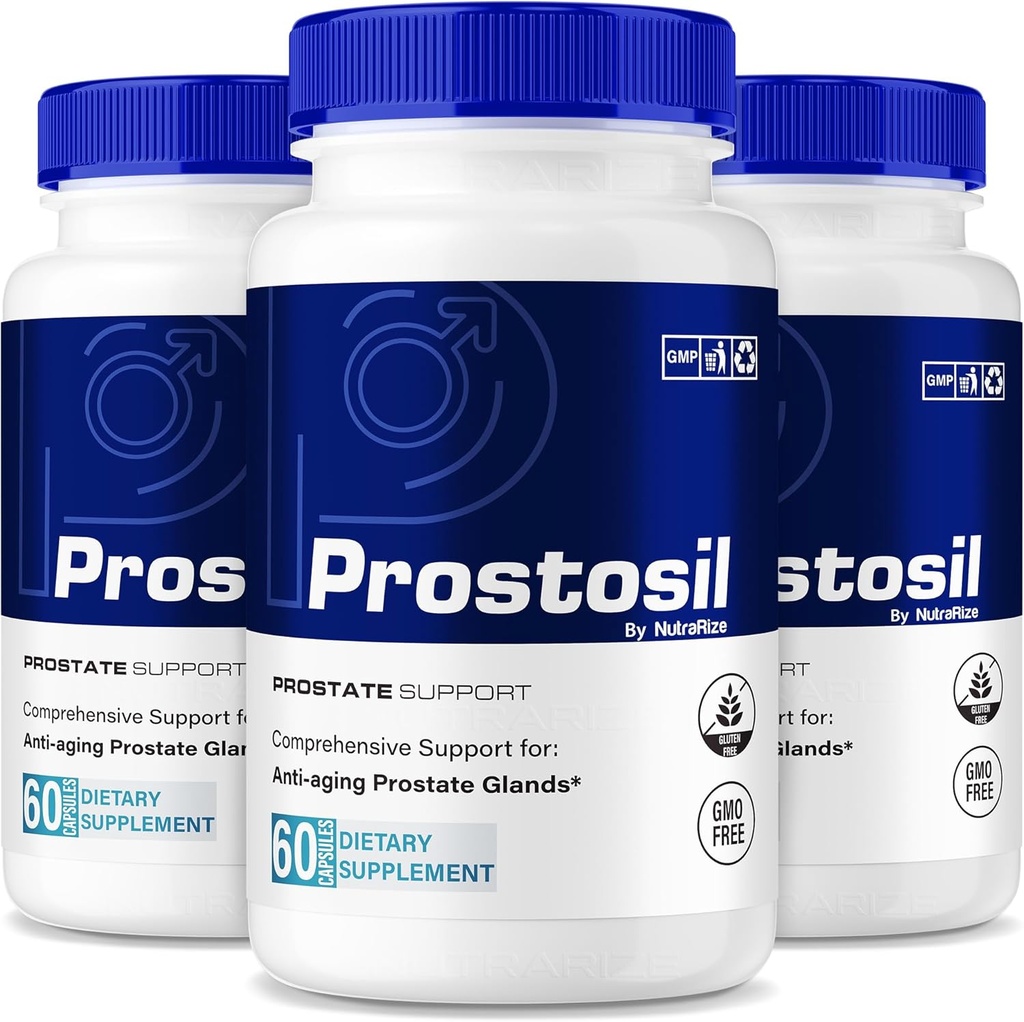 (3 Pack) capsule Prostosil, tutta la formula naturale per il supporto della salute della prostata, supplemento di erbe di massima resistenza per il controllo e la salute generale, pillole di vitamina Prosto sil Review ufficiale (180 capsule)