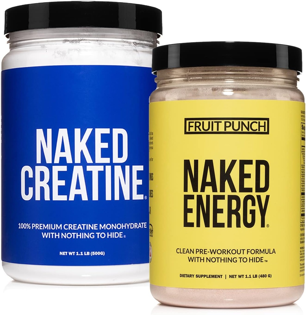 Ensemble de récupération d'entraînement NAKED: Fruit Punch Energy Creatine