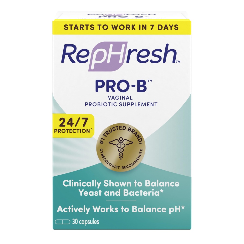 RepHresh Pro-B integratore probiotico per le donne, 30 capsule orali