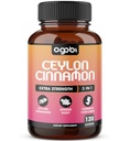 Ceylon Cinnamon Kapseln - Kombiniert mit Ginger Root und Kurkumin Ergänzung - 120 Vegan Kapseln