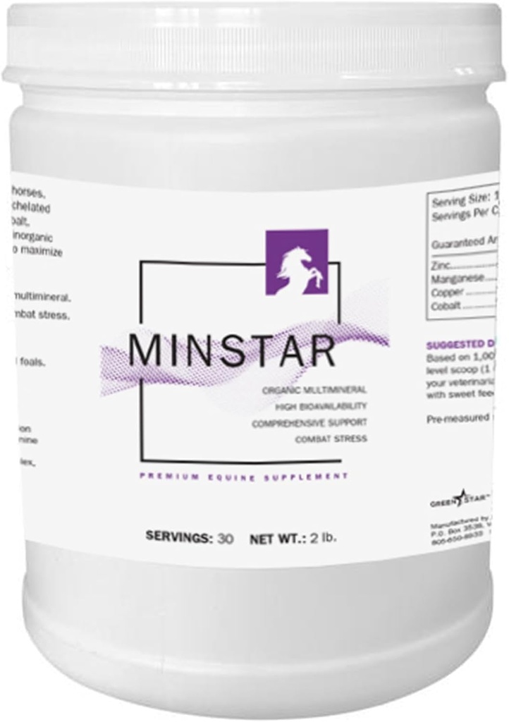 Green Star, MinStar, Pulver-Equin-Ergänzung, Futterzusatz, 2 Lbs