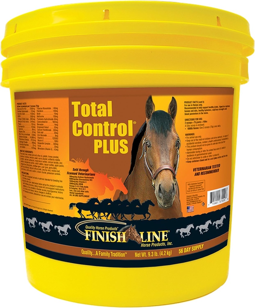 Linea di finitura Prodotti per cavalli Total Control Plus