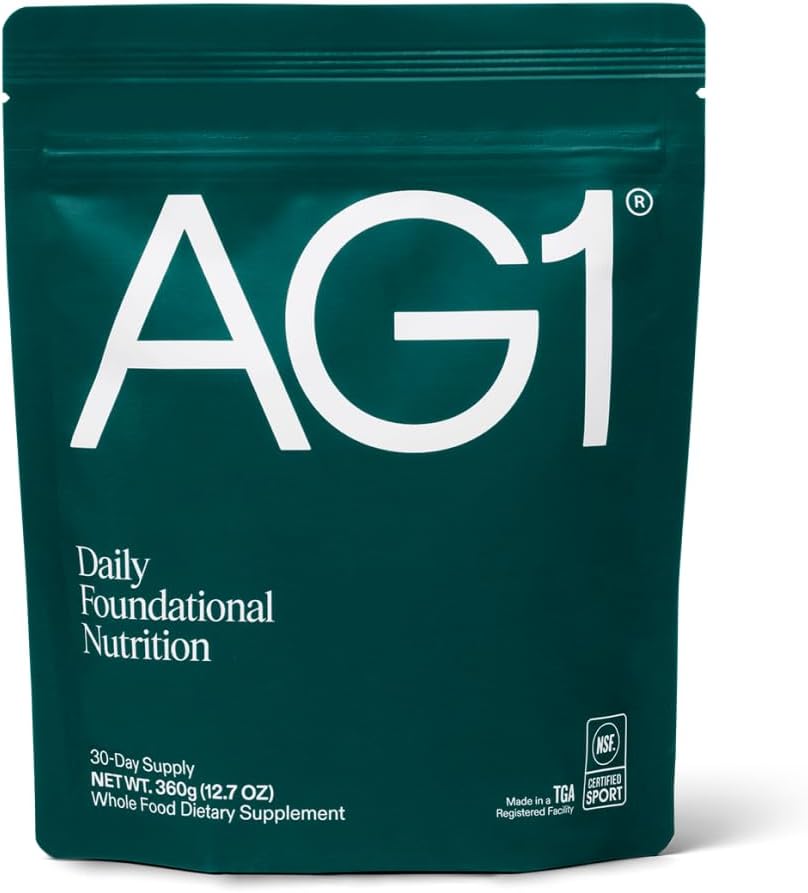 Poche de renouvellement de poudre de vert de AG1 – 75 vitamines, multivitamines et probiotiques