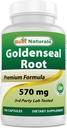 Best Naturals Goldenseal Root 570 mg (non OGM) 100 capsule