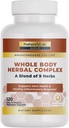 Nature's Lab Gold Ensemble complexe de plantes du corps - Turmeric, Boswellia, Ginger, Thé vert, Rosemary - 120 capsules (60 jours d'approvisionnement)