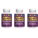 7 Luci Temple Cleanse|3-Pack Speciale, Magnesio, Ossigeno-Based Colon Detox Cleanse, Allevia la costipazione occasionale con nessun gas o Bloating, Body Detox e Cleanse per le donne e gli uomini