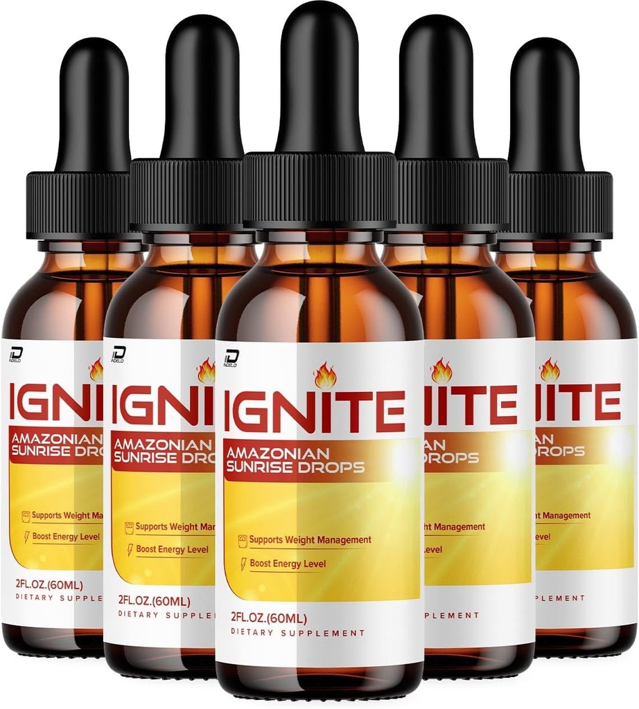 Accensione delle gocce di alba amazzonica - Accensione delle gocce di alba Supplemento liquido, Accensione gocce Advanced Daily Health Support Supplement, Accensione delle gocce Recensioni (5 pacchetto - 5 mesi di fornitura)
