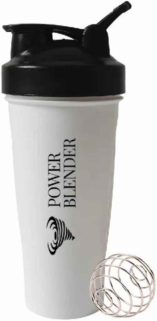 Bouteille pour agitateur de protéines, plastique sans BPA, 24 oz de capacité