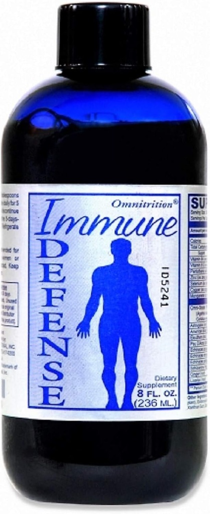 Omnitrition's Immunabwehr Nahrungsergänzung mit 10 chinesischen Pilzen und Antioxidantienmischung für optimale Ernährung - 8 Unze Flasche