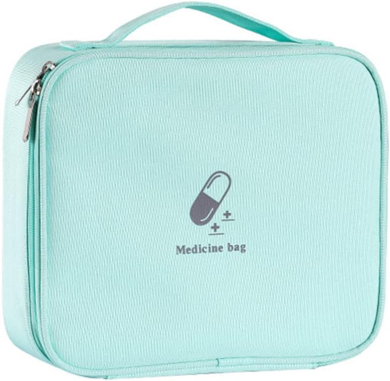 COHEALI Medication Organizer Empty Bags Reisemedizin Tasche Zubehör Organizer Tasche Tragbar für Auto Home Camping Büro Wandern Outdoor Organizer