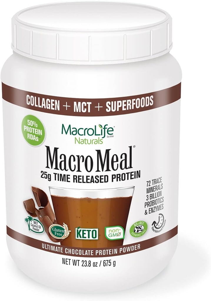 MacroLife Naturals MacroMeal Omni Protein - Chocolat - 15 portions