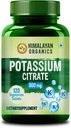 Himalayan Organics Citrato di potassio 800mg supplemento per uomini e donne - 120 compresse veg