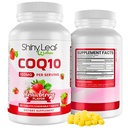 Shiny Leaf CoQ10 100mg - Chewable CoQ10 Supplement - Coenzym Q10 für Herzgesundheit & Energie - Natural Co Q 10 Supplement für Herz-Kreislauf-Wellness - 100mg Kautabletten, 90 Tabletten, Made in USA
