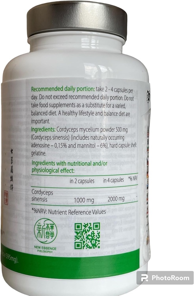 Tiens Cordyceps 100 capsule - Premium Cordyceps Supplement, Migliora la dieta con Mycelium Cordyceps - Ophiocordyceps Sinensis (Caterpillar) Estratto