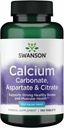 Swanson Calcium (Carbonate Aspartate & Citrate) 500 Milligramme 100 Tabs