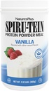 NaturesPlus SPIRU-TEIN, Vanille - 2,12 lb, boîte de 3 - Poudre de protéines de spiruline - Vitamines et minéraux pour l'énergie - Végétarien, sans gluten - 96 portions totales