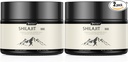 Shilajit Himalayan Organic Shilajit Resin Versorgung mit Bio Ayurvedic Blend in Hoher Potenz für Energie, Stärke Boost&Immune Unterstützung für Männer und Frauen(50 Gramm,2 Packung)