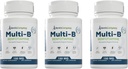 Benfotiamine Multi-B Neuropathy Support Formula 150mg 120 Gelatin Capsules per Bottle - Pack of 3 Bottles