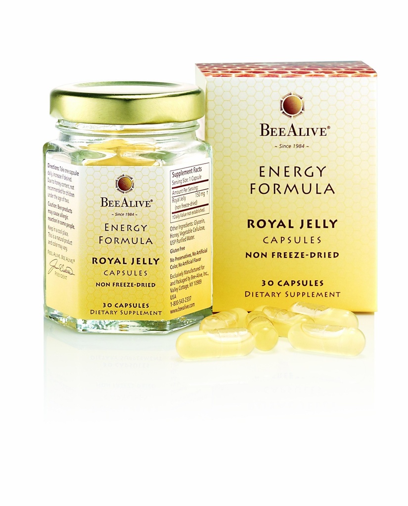 Royal Jelly Energy Formula Non Freeze-Dried 150mg 30 Kapseln