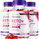 Montty (3 Pack) Premier Keto MAX Gummies - PremierKeto ACV Gummies, Premier ACV Keto MAX Gummies, Premier Aceto di Sidro di Mela Keto MAX Gummy, 180 Gummies per 90 giorni