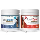 NWC Naturals Twin Pack - Probiotiques et enzymes digestives pour chiens et chats un Total-Zymes et un Total-Biotique 8-Ounce