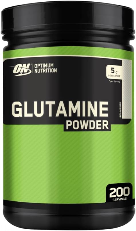 Optimum Nutrition Glutamin Pulver, nicht aromatisiert, 2.2 LB (1000 Gramm) 194 Portionen