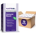Natrol Beauty Biotin 10000mcg, Integratore alimentare per Capelli Sani, Pelle, Unghie e Metabolismo Energetico, 60 Tavole Disolvere Rapide Aroma di Fragola, Alimentazione 60 giorni (Pack of 12)