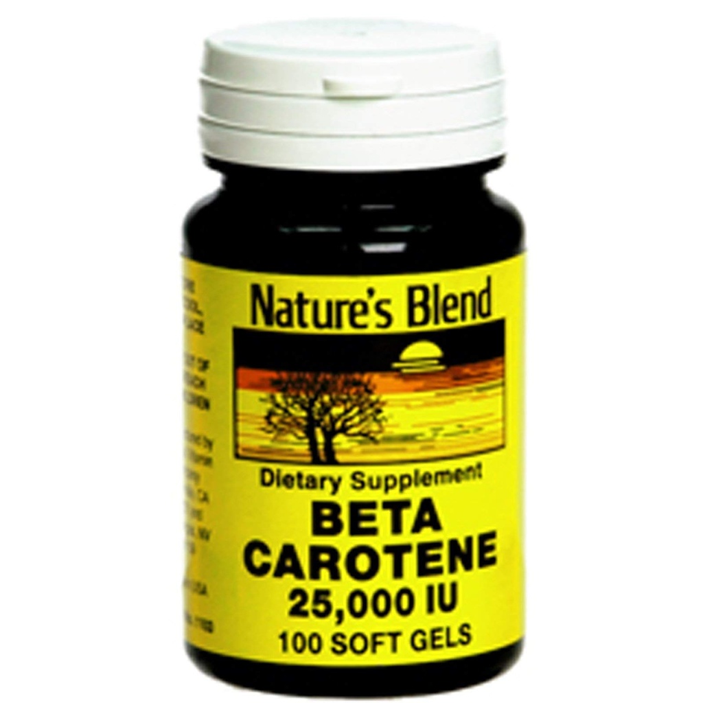 La miscela della natura Beta Carotene 25.000 IU 100 Softgels