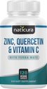 Zink Quercetin mit Vitamin C und Yerba Mate - 4-in-1 Nahrungsergänzungsmittel für Immununterstützung - 120 Veggie Kapseln - Made in the USA