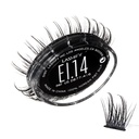 Lashify Extreme Ice 14mm Gossamer DIY Wimpern Extensions Refill, die erste jemals Dual-Fibered Lash, die sowohl Dünne als auch dicke Fasern, Schwarz, einfache gefälschte Lashes