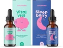 JoySpring Multivitamin & SleepBerry Bundle | Bambini Vitamine & Minerali Naturalmente Fonte, Non OGM, Formula Liquida Non-alcolica, Supporto per la salute | Integratori vegani e vegetariani