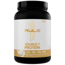 Règle 1 Source 7 Protéines – Flavor décadent, Texture lisse veloutée, 22g Protéines à tout moment et 10g AAE qui se produisent naturellement par portion de 7 sources premium (1,8 livres*, crème glacée à la vanille)