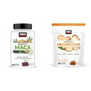 Facteur de force Maca et compléments de champignons avec 7 champignons, racine de maca, vitamines, 60 chews doux chacun