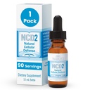 Waiora NCD2 Attivato Best Pure Zeolite Liquid Drops – Natural Body Cleanse & Immune Support with Zeolite Clinoptilolite Liquid, pH Balance Formula, All-Natural – 1 Bottiglia (0.5 oz.), 90 Servings