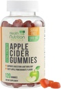 Aceto di sidro di mele Gummies 1000mg - Max Strength Zucchero Gratuito ACV Gummy Vitamine, Supporta Metabolismo & Energia, Keto Friendly, Vitamina B12, Gelatin-Free, Gluten-Free, Vegan & Non-GMO - 120 Gummies