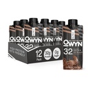OWYN Pro Elite Vegan High Protein Shake, Schokolade, 32g Plant Based Protein, mit Fiber, Prebiotics, Superfood Greens, Workout and Recovery, 0g Net Carbs, Zero Sugar, Keto (12 Pack)
