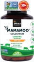 MamaMooTM Colostrum Powder >50% IgG, Grass Fed, First Non OGM Verified Colostrum, Gut Health Bloating Immunity Skin & Hair, Contiene 400+ Nutrienti Bioattivi, Laboratorio di terze parti Testato (120 capsule)