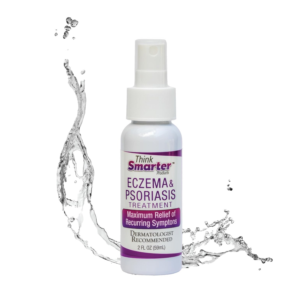 Eczema & Psoriasis Therapie, Hypochlorous Säure (HOCl) Spray für Haut und Kopfhaut, Natürliche Itch Relief, Allergiker, Kein Sting, Safe für alle Altersgruppen, 2oz Spray