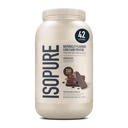 Isopure basso carb 100% polvere di proteine isolate di siero puro, senza lattosio, senza glutine, con vitamine, cioccolato, 25g proteine per porzione, 3 Lbs, 39 Servings (Packaging May Vary)