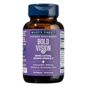 Wiley's Finest Wild Alaskan Fish Oil Bold Vision - Fish Oil Eye Health Supplement mit Lutein, Zeaxanthin, Bilberry, Omega-7, Vitamin E und Zink - 60 Softgels (30 Portionen)