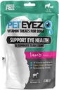PetEyez Tear Stain Remover Vitamine Treats for Dogs - Soutien santé des yeux et de réduire les démangeaisons et la taie buildup - 100% naturel Dog Treats with Superfoods, Antioxydants & Nutriments - Arôme d'agneau - 1oz