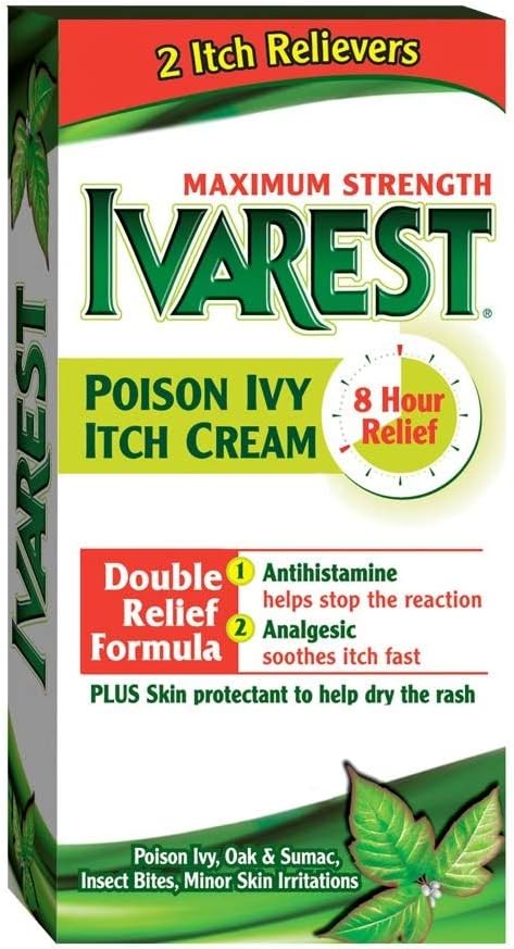 Crème Ivarest anti-démangeaison, résistance maximale, médicamentée, 2 once - Acheter des paquets et SAVE (Pack de 2)